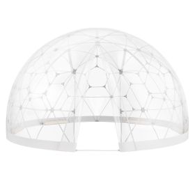 VEVOR Garden Dome Igloo Tent House, 9.5 FT Dome Tent, Upgraded Garden Igloo with PVC Transparent Cover and Window