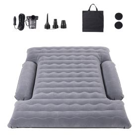 Truck Bed Air Mattress, for 6-6.5 ft Full Size Truck Beds, Inflatable Air Mattress Camping Bed with 12V Air Pump 2 Pillows, Carry Bag