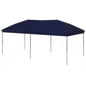 10' x 19' Pop Up Canopy with Easy Up Steel Frame, 3-Level Height Adjustable Event Party Tent with Carrying Bag